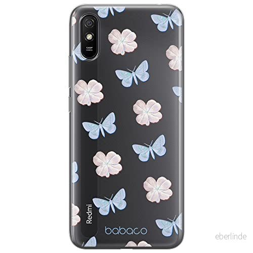 ERT GROUP mobiltelefonfodral för Xiaomi REDMI 9A originalt och officiellt licensierat Babaco mönster Flowers 043 optimalt anpassad till formen på mobiltelefonen, gedeeltelijk transparant 5905131319036