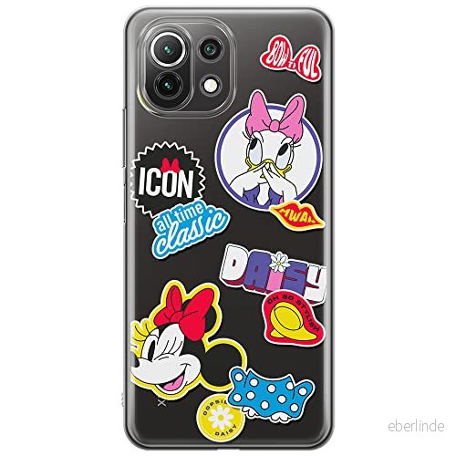 ERT GROUP mobiltelefonfodral för Xiaomi 11 LITE 4G/5G originalt och officiellt licensierat Disney mönster Minnie 067, gedeeltelijk transparant 5905131811998
