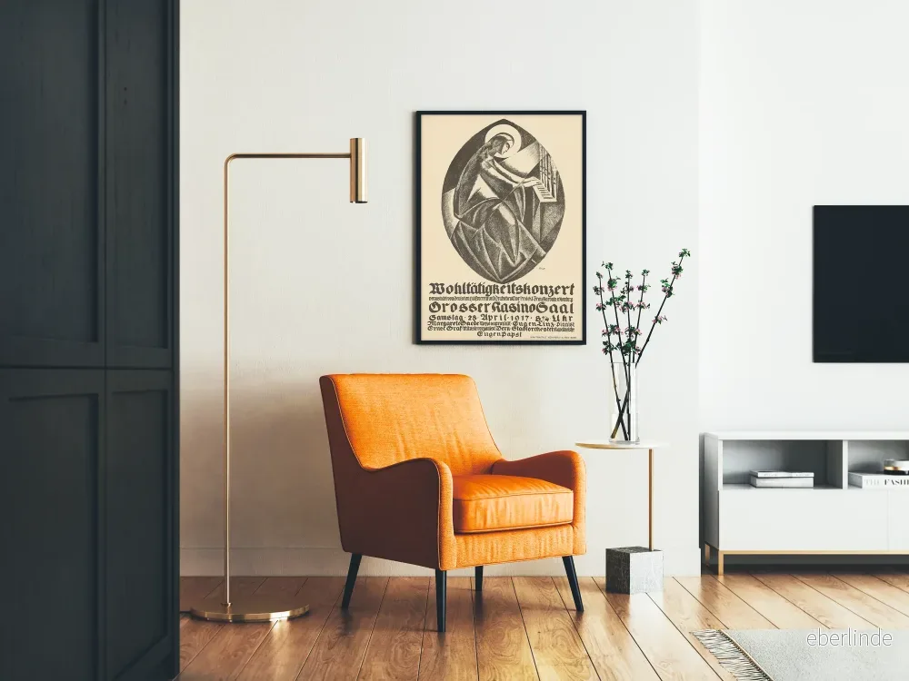 Vintageposter för välgörenhetskonsert i art déco-stil - Bild 2