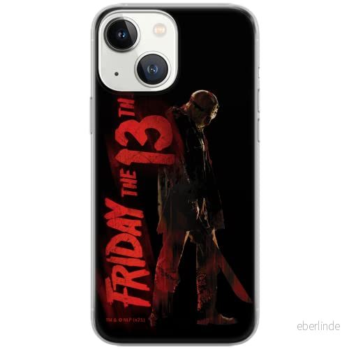 ERT GROUP mobiltelefonfodral för Iphone 13 MINI originalt och officiellt licensierat Horror mönster Friday the 13th 011 optimalt anpassad till formen på mobiltelefonen, fodral tillverkad av TPU plast 5905511105983