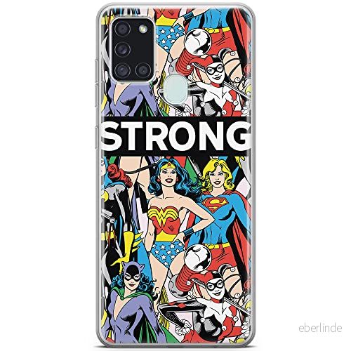 ERT GROUP mobiltelefonfodral för Samsung A21s originalt och officiellt licensierat DC mönster Super Girls 003 optimalt anpassad till formen på mobiltelefonen, fodral tillverkad av TPU plast 5903932178074