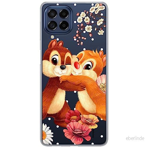 ERT GROUP mobiltelefonfodral för Samsung M33 5G originalt och officiellt licensierat Disney mönster Chip & Dale 003 optimalt anpassad till formen på mobiltelefonen, gedeeltelijk transparant 5905511343484