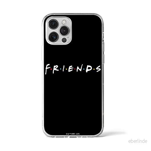 ERT GROUP mobiltelefonfodral för Apple Iphone 12 PRO MAX originalt och officiellt licensierat Friends mönster 002 Vit optimalt anpassad till formen på mobiltelefonen, fodral tillverkad av TPU plast 5903932259766