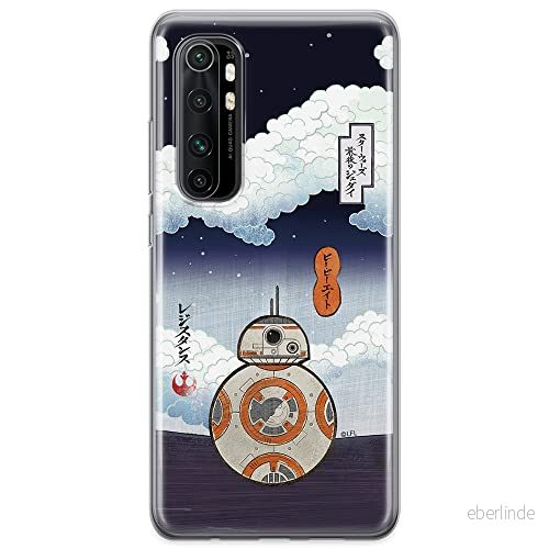 ERT GROUP mobiltelefonfodral för Xiaomi MI NOTE 10 Lite originalt och officiellt licensierat Star Wars mönster BB 8 011 optimalt anpassad till formen på mobiltelefonen, fodral tillverkad av TPU plast 5904805589867