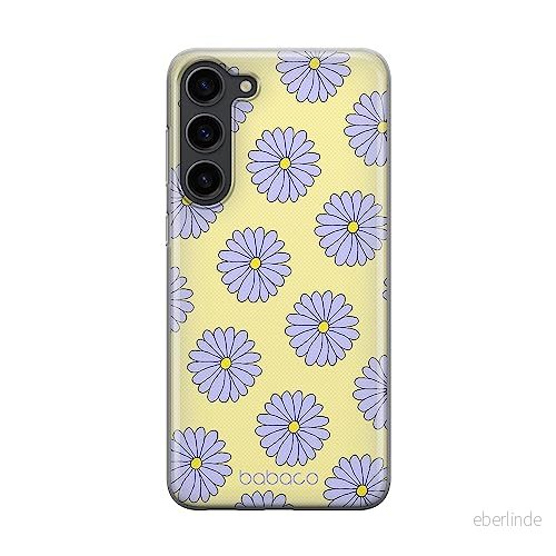 ERT GROUP mobiltelefonfodral för Samsung S23 PLUS originalt och officiellt licensierat Babaco mönster Flowers 021 optimalt anpassad till formen på mobiltelefonen, fodral tillverkad av TPU plast 5905511450120
