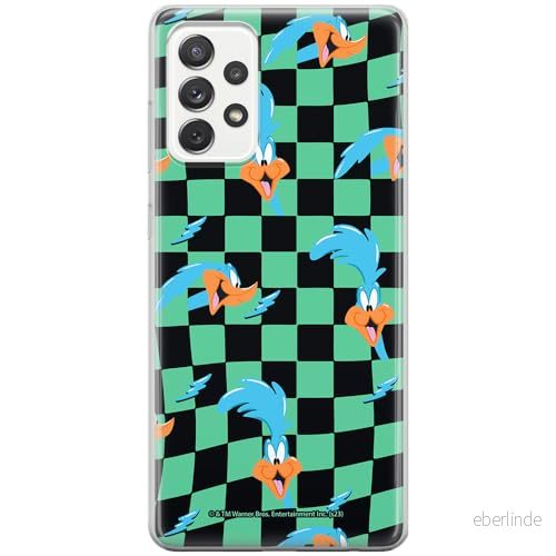 ERT GROUP mobiltelefonfodral för Samsung A33 5G originalt och officiellt licensierat Looney Tunes mönster Roadrunner 005 anpassad till formen på mobiltelefonen, fodral tillverkad av TPU plast 5905795127961