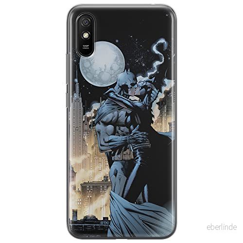 ERT GROUP mobiltelefonfodral för Xiaomi REDMI 9A originalt och officiellt licensierat DC mönster Batman 005 optimalt anpassad till formen på mobiltelefonen, fodral tillverkad av TPU plast 5903040298251