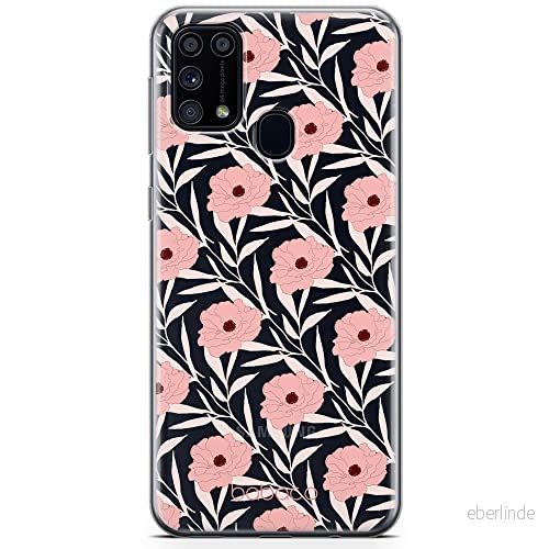 ERT GROUP mobiltelefonfodral för Samsung M31 originalt och officiellt licensierat Babaco mönster Flowers 017 optimalt anpassad till formen på mobiltelefonen, gedeeltelijk transparant 5903932629439