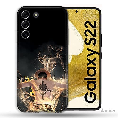 Fodral för Samsung Galaxy S22 Manga One Piece Ace svart 3614848202419