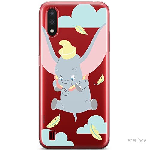 ERT GROUP mobiltelefonfodral för Samsung A01 originalt och officiellt licensierat Disney mönster Dumbo 014 optimalt anpassad till formen på mobiltelefonen, gedeeltelijk transparant 5903537072548