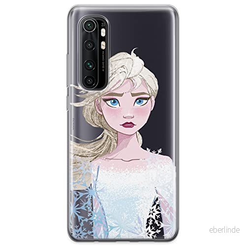 ERT GROUP mobiltelefonfodral för Xiaomi MI NOTE 10 Lite originalt och officiellt licensierat Disney mönster Elsa 014 optimalt anpassad till formen på mobiltelefonen, gedeeltelijk transparant 5904805586071