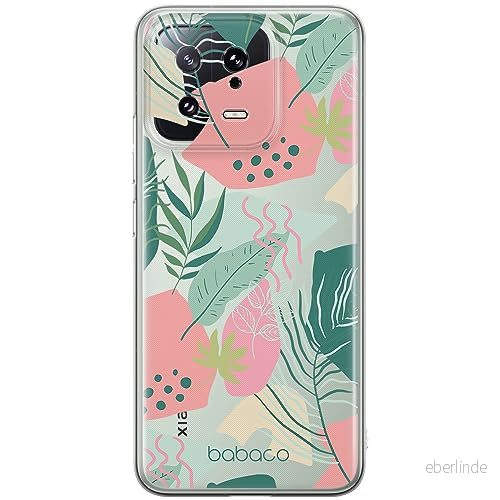 ERT GROUP mobiltelefonfodral för Xiaomi 13 originalt och officiellt licensierat Babaco mönster Plants 010 optimalt anpassad till formen på mobiltelefonen, gedeeltelijk transparant 5905511902896
