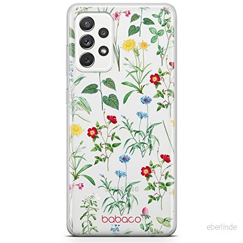 ERT GROUP mobiltelefonfodral för Samsung A53 5G originalt och officiellt licensierat Babaco mönster Flowers 042 optimalt anpassad till formen på mobiltelefonen, gedeeltelijk transparant 5905131318350