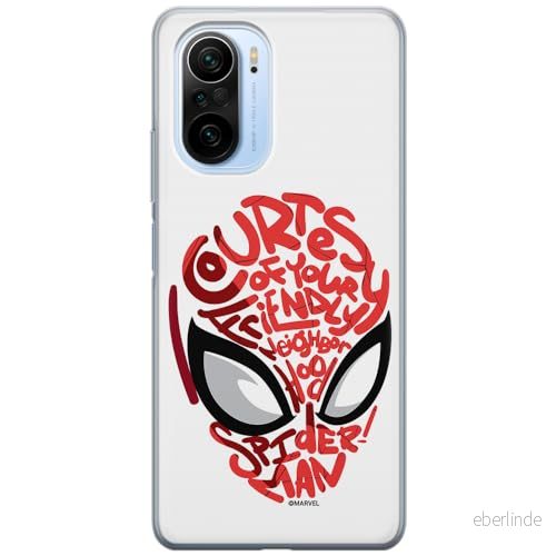 ERT GROUP mobiltelefonfodral för Xiaomi MI 11i/ REDMI K40/K40 PRO/POCO F3/ F3 PRO originalt och officiellt licensierat Marvel mönster Spider Man 022, gedeeltelijk transparant 5905511890582