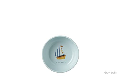 Mepal Barnskål Mio barnporslin bra för gröt, yoghurt och soppa mikrovågsugnssäker diskmaskinssäker BPA fri 300 ml Sailors Bay 8720294011316