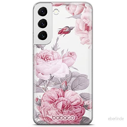 ERT GROUP mobiltelefonfodral för Samsung S22 PLUS originalt och officiellt licensierat Babaco mönster Flowers 050 optimalt anpassad till formen på mobiltelefonen, gedeeltelijk transparant 5905131348609
