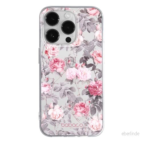 ERT GROUP mobiltelefonfodral för Apple Iphone 14 PRO originalt och officiellt licensierat Babaco mönster Flowers 054 optimalt anpassad till formen på mobiltelefonen, gedeeltelijk transparant 5905131921260