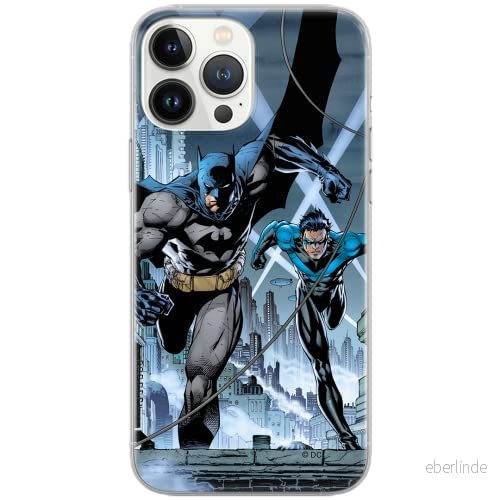 ERT GROUP mobiltelefonfodral för Huawei P30 Lite originalt och officiellt licensierat DC mönster Batman 007 Vit optimalt anpassad till formen på mobiltelefonen, fodral tillverkad av TPU plast 5902980455724