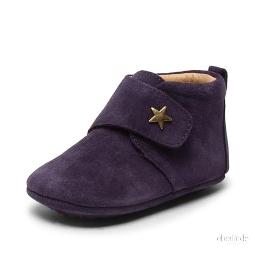 Bisgaard Unisex barn baby Star First Walker Shoe, lila, 18 EU 5715243153684