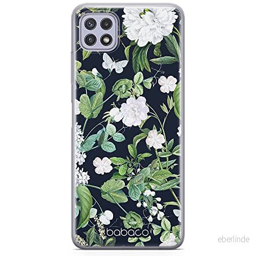 ERT GROUP mobiltelefonfodral för Samsung A22 5G originalt och officiellt licensierat Babaco mönster Flowers 034 optimalt anpassad till formen på mobiltelefonen, fodral tillverkad av TPU plast 5905131290748
