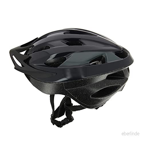 esKapad mountainbike hjälm storlek 58 62 svart unisex vuxen, svart, huvudstorlek mellan och cm 3221328201352