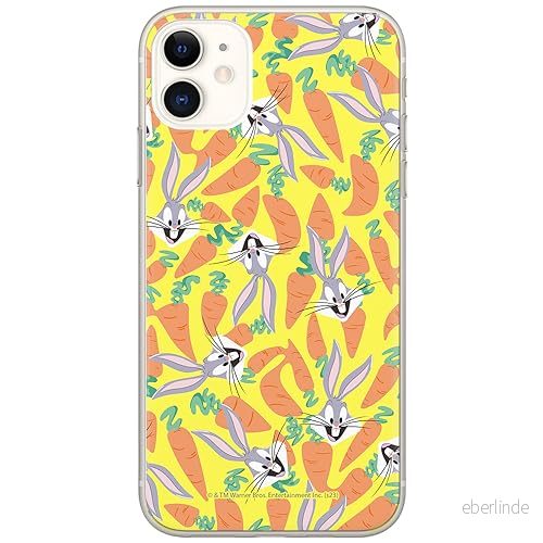 ERT GROUP mobiltelefonfodral för Iphone 11 originalt och officiellt licensierat Looney Tunes mönster Bugs 017 optimalt anpassad till formen på mobiltelefonen, fodral tillverkad av TPU plast 5905795080976