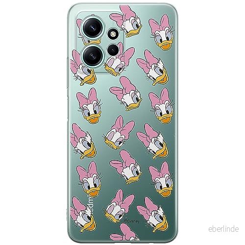 ERT GROUP mobiltelefonfodral för Xiaomi REDMI NOTE 12 4G originalt och officiellt licensierat Disney mönster Daisy 007 optimalt anpassad till formen på mobiltelefonen, gedeeltelijk transparant 5905511935931