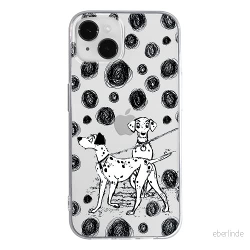 ERT GROUP mobiltelefonfodral för Apple Iphone 14 PLUS originalt och officiellt licensierat Disney mönster Dalmatian 002 optimalt anpassad till formen på mobiltelefonen, gedeeltelijk transparant 5905131892881