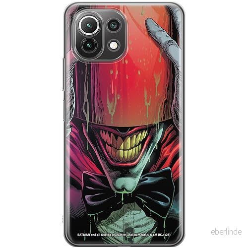 ERT GROUP mobiltelefonfodral för Xiaomi 11 LITE 4G / 5G originalt och officiellt licensierat DC mönster Joker 029 anpassad till formen på mobiltelefonen, fodral tillverkad av TPU plast 5905795053925