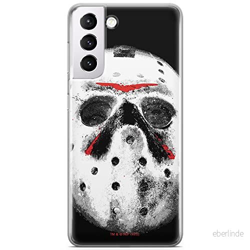 ERT GROUP mobiltelefonfodral för Samsung S21 PLUS originalt och officiellt licensierat Horror mönster Friday the 13th 015 anpassad till formen på mobiltelefonen, fodral tillverkad av TPU plast 5905511115524