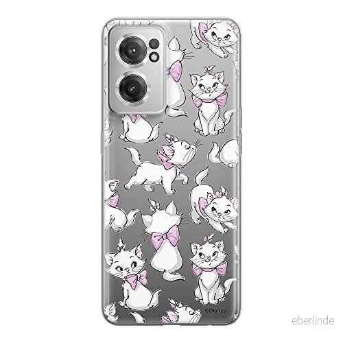 ERT GROUP mobiltelefonfodral för Oneplus NORD CE 2 originalt och officiellt licensierat Disney mönster Marie 003 optimalt anpassad till formen på mobiltelefonen, gedeeltelijk transparant 5905511281557