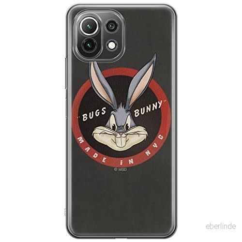 ERT GROUP mobiltelefonfodral för Xiaomi 11 LITE 4G/5G originalt och officiellt licensierat Looney Tunes mönster Bugs 006, fodral tillverkad av TPU plast 5903932702668