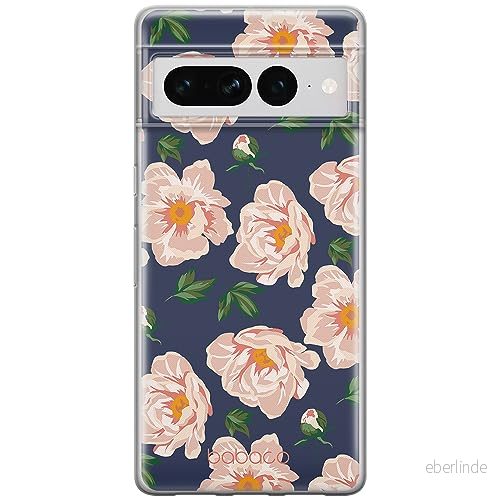 ERT GROUP mobiltelefonfodral för Google PIXEL 7 PRO originalt och officiellt licensierat Babaco mönster Flowers 014 optimalt anpassad till formen på mobiltelefonen, fodral tillverkad av TPU plast 5905795168308