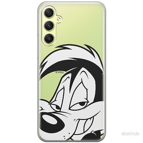 ERT GROUP mobiltelefonfodral för Samsung A34 5G originalt och officiellt licensierat Looney Tunes mönster Pepe Le Pew 001 optimalt anpassad till formen på mobiltelefonen, gedeeltelijk transparant 5905511777432