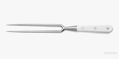 Arcos Riviera White Series skärgaffel blad i rostfritt stål smidd nitrum 180 mm Polyoximetylen (POM) handtag vitt 8421002233340