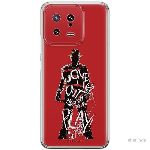 ERT GROUP mobiltelefonfodral för Xiaomi 13 originalt och officiellt licensierat Horror mönster Nightmare of Elm Street 006 anpassad till formen på mobiltelefonen, fodral tillverkad av TPU plast 5905511909765