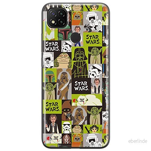 ERT GROUP mobiltelefonfodral för Xiaomi REDMI 9C originalt och officiellt licensierat Star Wars mönster 033 optimalt anpassad till formen på mobiltelefonen, fodral tillverkad av TPU plast 5903040284872