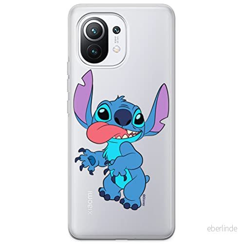 ERT GROUP mobiltelefonfodral för Xiaomi 11 originalt och officiellt licensierat Disney mönster Stitch 012 optimalt anpassad till formen på mobiltelefonen, gedeeltelijk transparant 5905131186904
