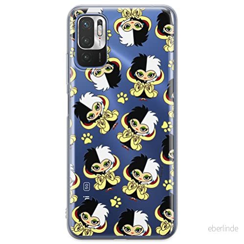 ERT GROUP mobiltelefonfodral för Xiaomi REDMI NOTE 10 5G / POCO M3 PRO originalt och officiellt licensierat Disney mönster Cruella 007 anpassad till formen på mobiltelefonen, gedeeltelijk transparant 5905131492722