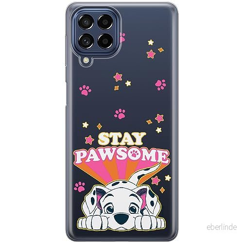 ERT GROUP mobiltelefonfodral för Samsung M33 5G originalt och officiellt licensierat Disney mönster Dalmatian 007 optimalt anpassad till formen på mobiltelefonen, gedeeltelijk transparant 5905511991982