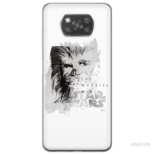 ERT GROUP mobiltelefonfodral för Xiaomi POCOPHONE X3 originalt och officiellt licensierat Star Wars mönster Chewbacca 004 anpassad till formen på mobiltelefonen, fodral tillverkad av TPU plast 5903537128146
