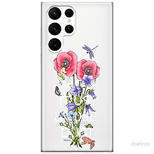 ERT GROUP mobiltelefonfodral för Samsung S22 ULTRA originalt och officiellt licensierat Disney mönster Tinker Bell 003 optimalt anpassad till formen på mobiltelefonen, fodral tillverkad av TPU plast 5904805666186