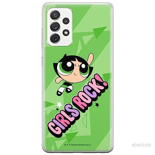 ERT GROUP mobiltelefonfodral för Samsung A52 5G / LTE 4G A52S originalt och officiellt licensierat The Powerpuff Girls mönster 046, fodral tillverkad av TPU plast 5905511988852