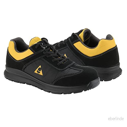 Bellota Volta S1P Säkerhetssko för män och kvinnor (36 47) av Anti slip Nylon Microfiba, Andningsskydd Resistent, Svart, 43 EU 8414299701555