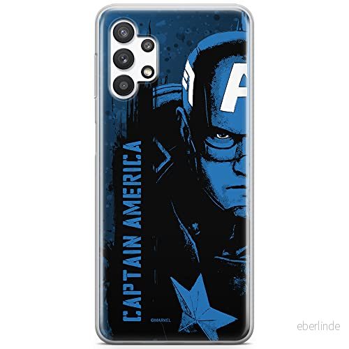 ERT GROUP mobiltelefonfodral för Samsung A32 5G originalt och officiellt licensierat Marvel mönster Captain America 010 optimalt anpassad till formen på mobiltelefonen, fodral tillverkad av TPU plast 5903040056714