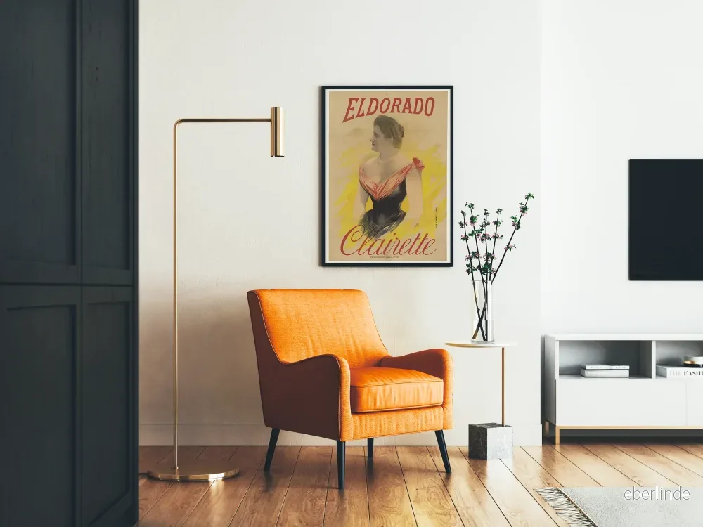 Vintageposter Eldorado Clairette elegant väggdekoration - Bild 2