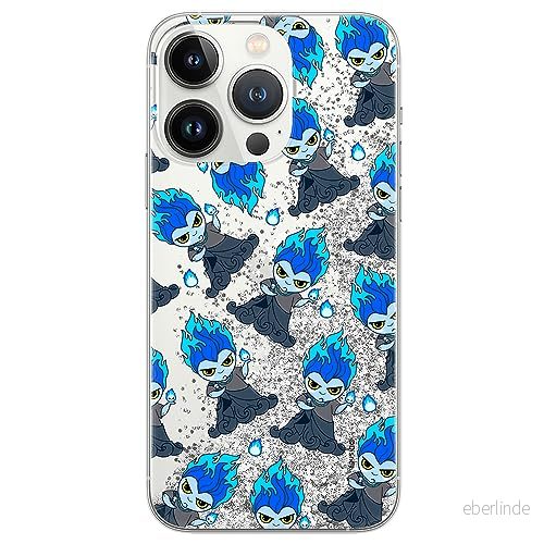 ERT GROUP mobiltelefonfodral för Apple Iphone 13 PRO MAX originalt och officiellt licensierat Disney mönster Hades 002 optimalt anpassad till formen på mobiltelefonen, med glitter overflow effekt 5905131418890