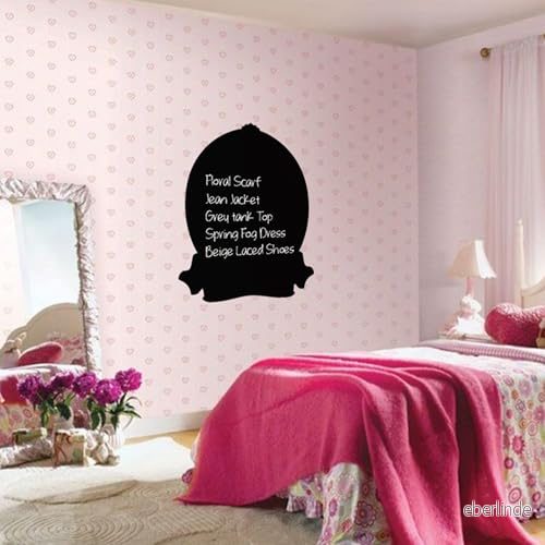 Ambiance Sticker Svart skiffer självhäftande klistermärken raket design H40 x L 30 cm 5415231919024