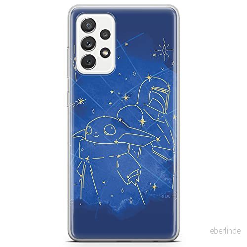 ERT GROUP mobiltelefonfodral för Samsung A72 5G originalt och officiellt licensierat Star Wars mönster Baby Yoda 023 optimalt anpassad till formen på mobiltelefonen, fodral tillverkad av TPU plast 5904805077029