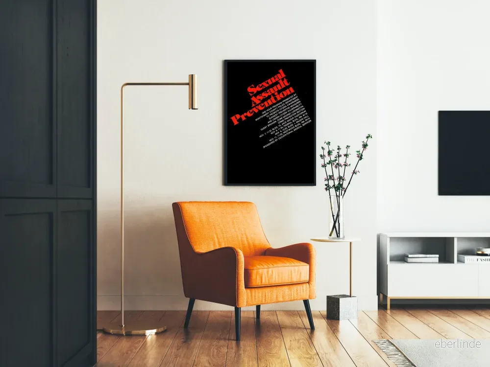Posters för förebyggande av sexuella övergrepp - Slagkraftig design - Bild 2